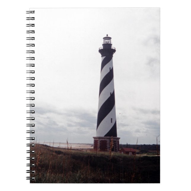Caderno Espiral Farol de Cabo Hatteras (Frente)