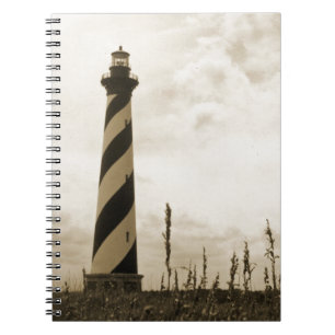 Caderno Espiral Farol de Cabo Hatteras
