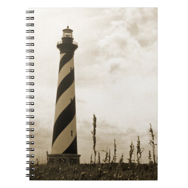 Caderno Espiral Farol de Cape Hatteras (Frente)