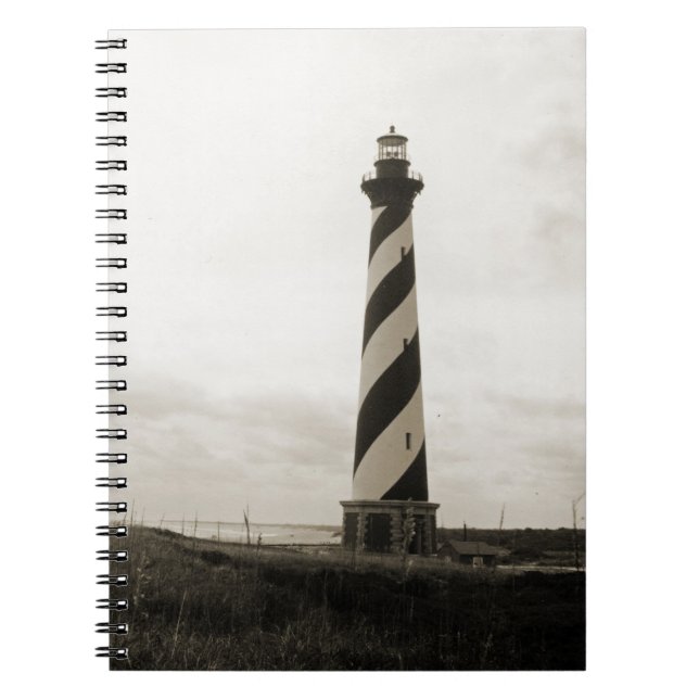 Caderno Espiral Farol de Cape Hatteras (Frente)