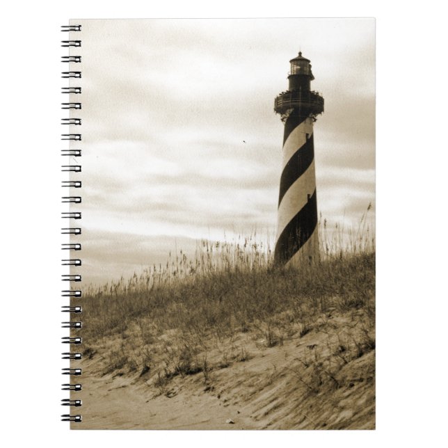 Caderno Espiral Farol de Cape Hatteras (Frente)
