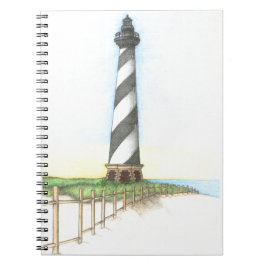 Caderno Espiral Farol do Cabo Hatteras