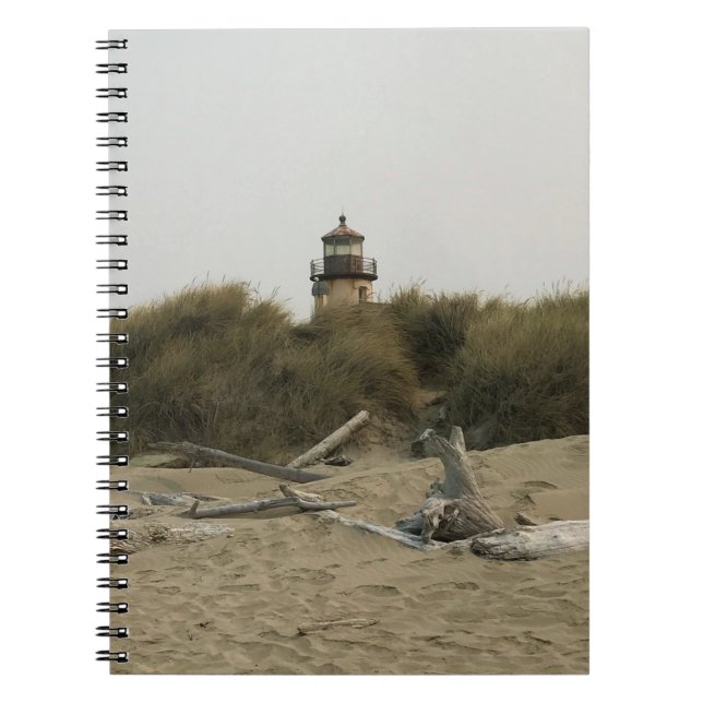Caderno Espiral Farol do Coquille River, OU (Frente)