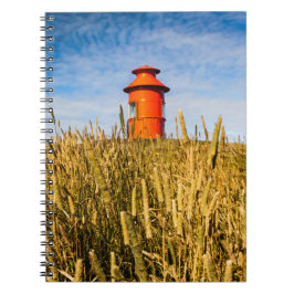 Caderno Espiral Farol em Stykholmur, Islândia