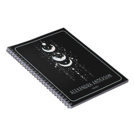 Caderno Espiral Fases Celestiais Da Lua Mística Espiritual Espirit