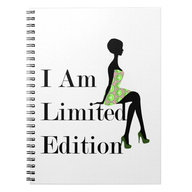 Caderno Espiral Fashion Silhouette I Am Limited Edition Cote (Frente)