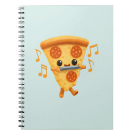 Caderno Espiral Fatia Reproduzindo uma Harmonica