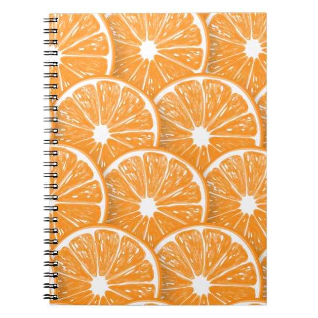 Caderno Espiral Fatias de laranja (Frente)