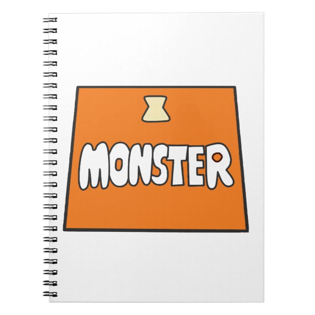 Caderno Espiral Fato da Pikamee, Monstro  (Frente)