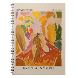 Caderno Espiral Faun e Nymph 1941 por Edvard Weie