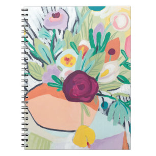 Caderno Espiral Fauvist Floral II