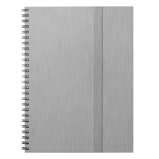 Caderno Espiral Faux Bruted Metal com Groove (Frente)