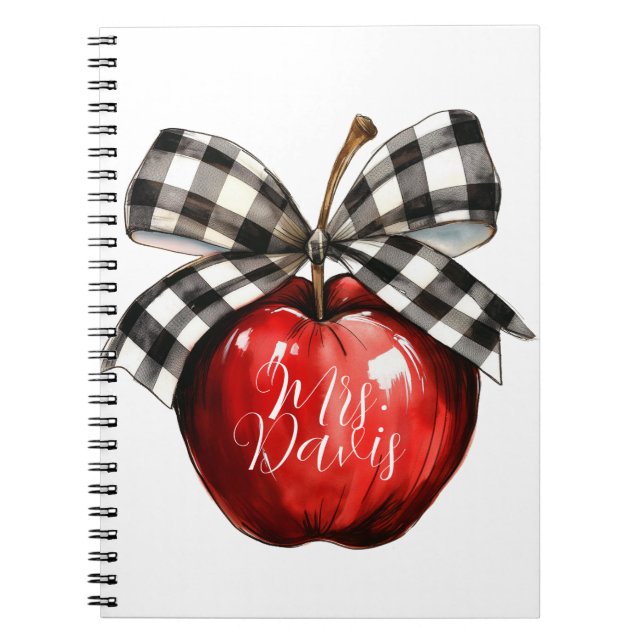 Caderno Espiral Favorite Teacher Spiral Photo Notebook (Frente)
