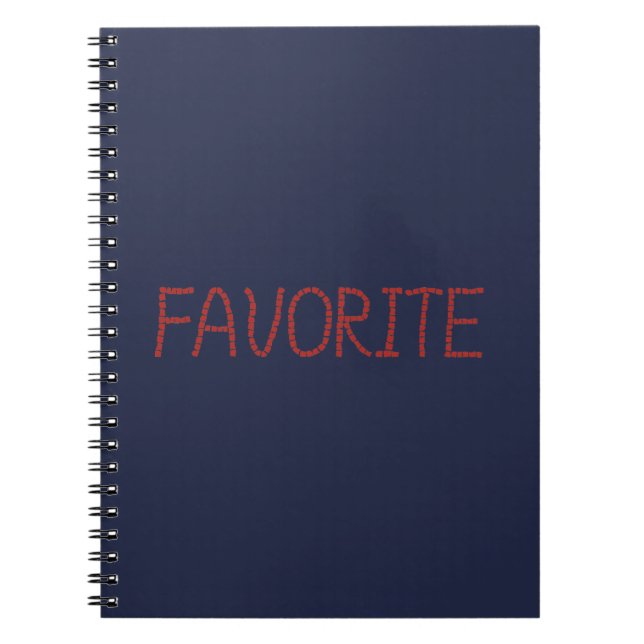 Caderno espiral favorito (Frente)