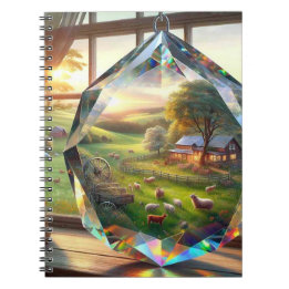 Caderno Espiral Fazenda de Cristal