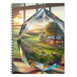 Caderno Espiral Fazenda de Cristal