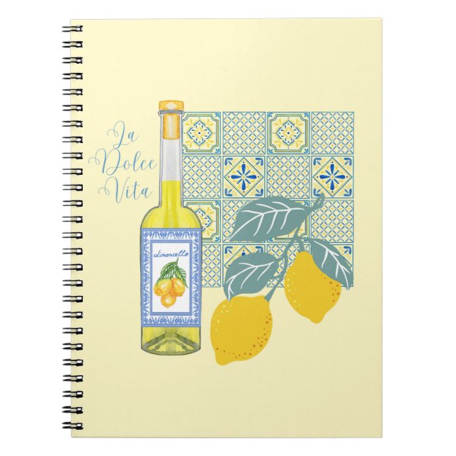 Caderno Espiral Fazenda de Limão Retro (Frente)