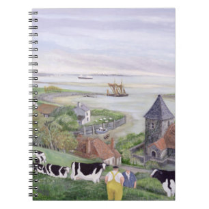 Caderno Espiral Fazenda do estuário de Tamisa