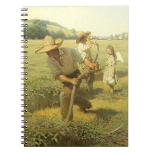 Caderno Espiral Fazendeiros Vintage, De Volta à Fazenda por NC Wye
