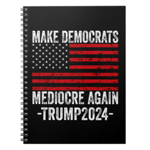 CADERNO ESPIRAL FAZER COM QUE OS DEMOCRATAS CORREM NOVAMENTE A TRU