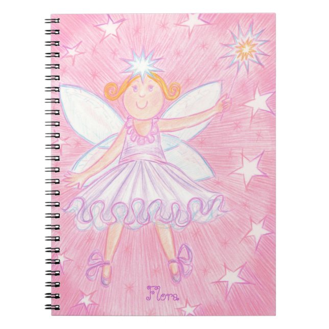 Caderno Espiral Fazer um notebook Wish 'Name' (Frente)