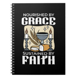 Caderno Espiral Fé Espiritual e Graça – Cristão Edificante