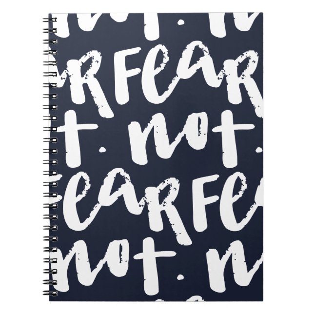 Caderno Espiral Fear not (Frente)