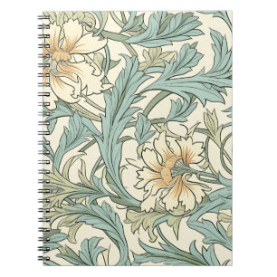 Caderno Espiral Febre corajosa desenhada à mão