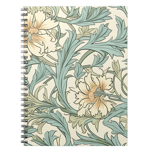 Caderno Espiral Febre corajosa desenhada à mão (Frente)