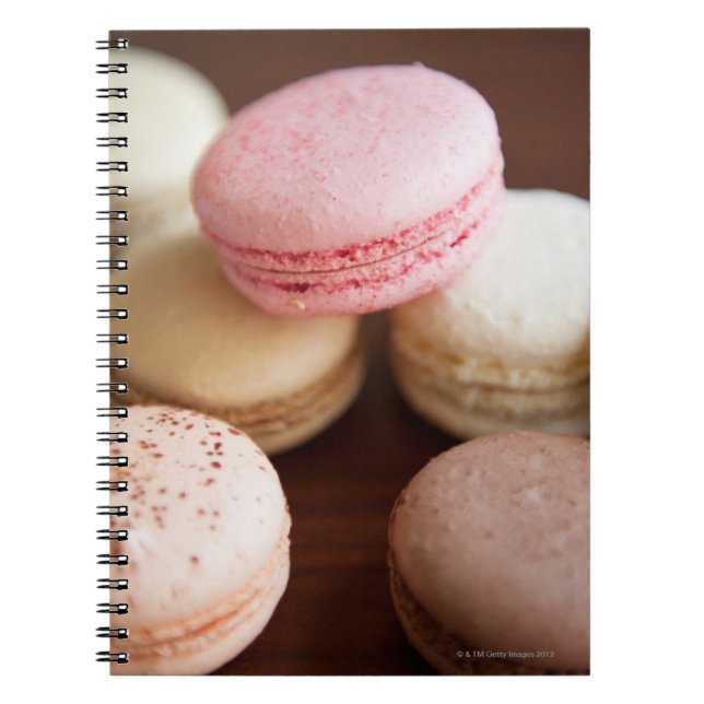 Caderno Espiral Fechar Macaroons (Frente)