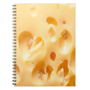 Caderno Espiral Feche o queijo amarelo. Este arquivo é limpo e