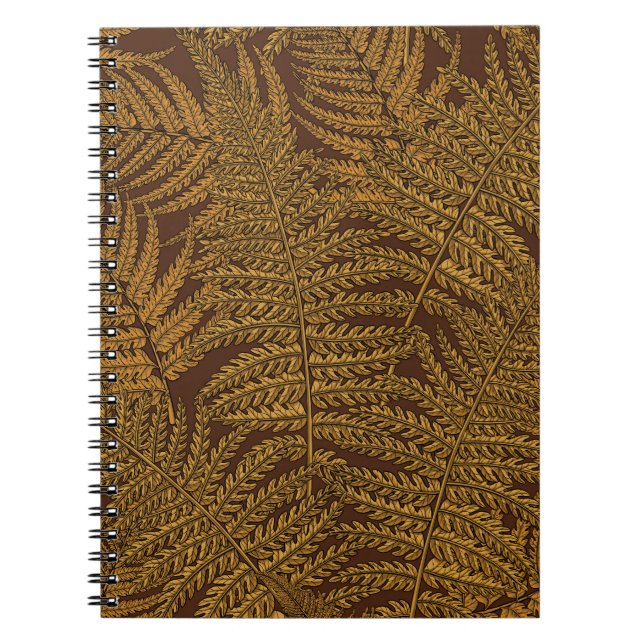 Caderno Espiral Fécula autóctone em castanho (Frente)