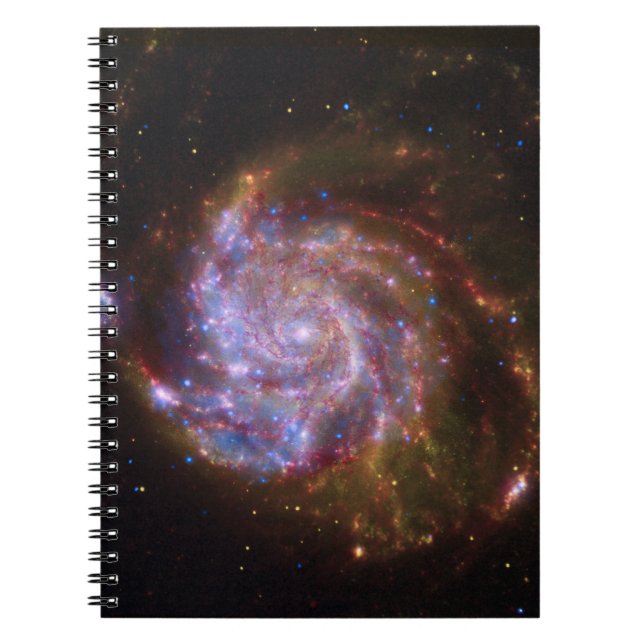 Caderno Espiral Fécula de cravagem: M101 Galáxia (Frente)