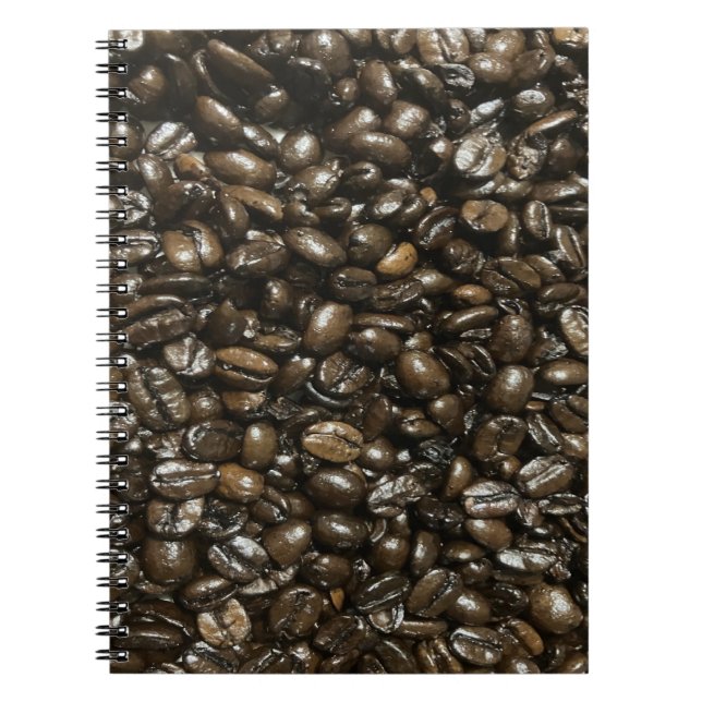 Caderno Espiral Feijões de café (Frente)
