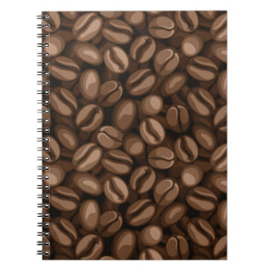 Caderno Espiral Feijões de café