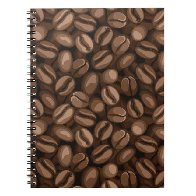 Caderno Espiral Feijões de café (Frente)