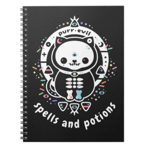 Caderno Espiral Feitiços e Góticos de Pastel