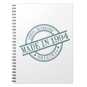 Caderno Espiral Feito em 1994