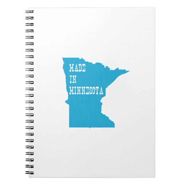 Caderno Espiral Feito em Minnesota (Frente)