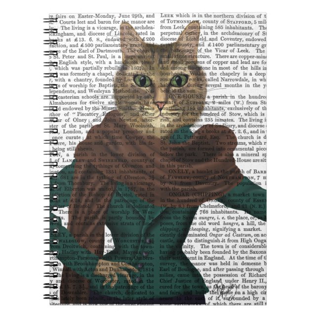 Caderno Espiral Feline Fashionista (Frente)