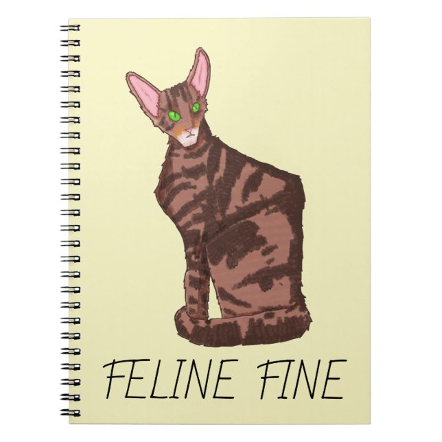 Caderno Espiral Feline Fine (Frente)