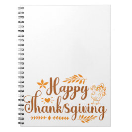 Caderno Espiral Feliz Ação de Graças