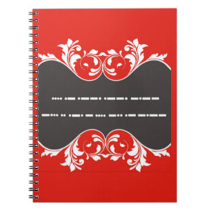 Caderno Espiral Feliz aniversário no Código Morse 2