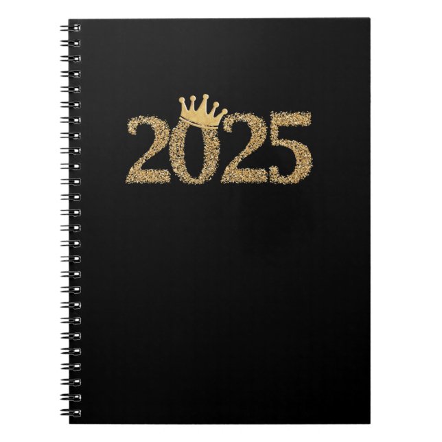 Caderno Espiral feliz ano novo 2025 (Frente)
