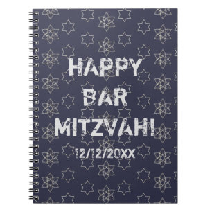Caderno Espiral Feliz Bar Mitzvah! Notebook