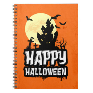 Caderno Espiral Feliz Dia das Bruxas