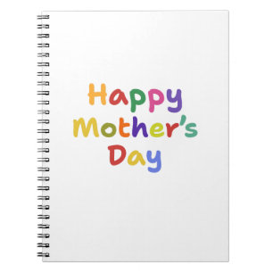 Caderno Espiral Feliz Dia das Mães