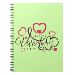 Caderno Espiral Feliz dia de os namorados!
