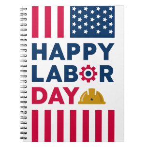 Caderno Espiral Feliz Dia do Trabalho, Estados Unidos