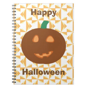 Caderno Espiral Feliz Halloween Pumpkin